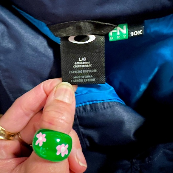 Navy Blue Oakley “Thinsulate” insulated Ski/Snowboard Pants, Size Large - Picture 4 of 14